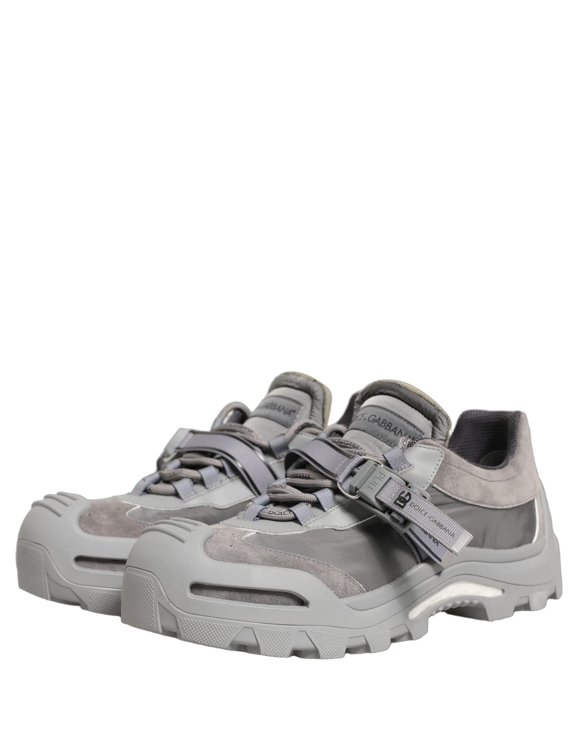 Dolce & Gabbana Graue Airmaster Low-Top-Sneaker für Herren