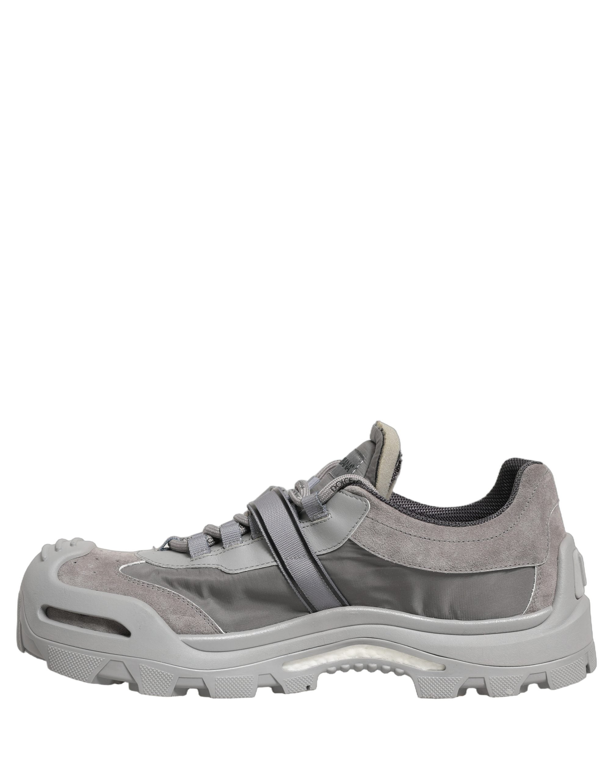 Dolce & Gabbana Graue Airmaster Low-Top-Sneaker für Herren