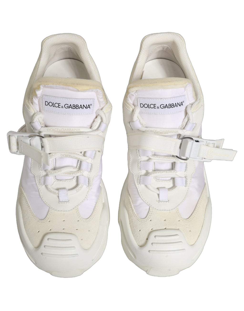 Dolce & Gabbana Weiße Airmaster Sneaker mit Einsätzen für Herren