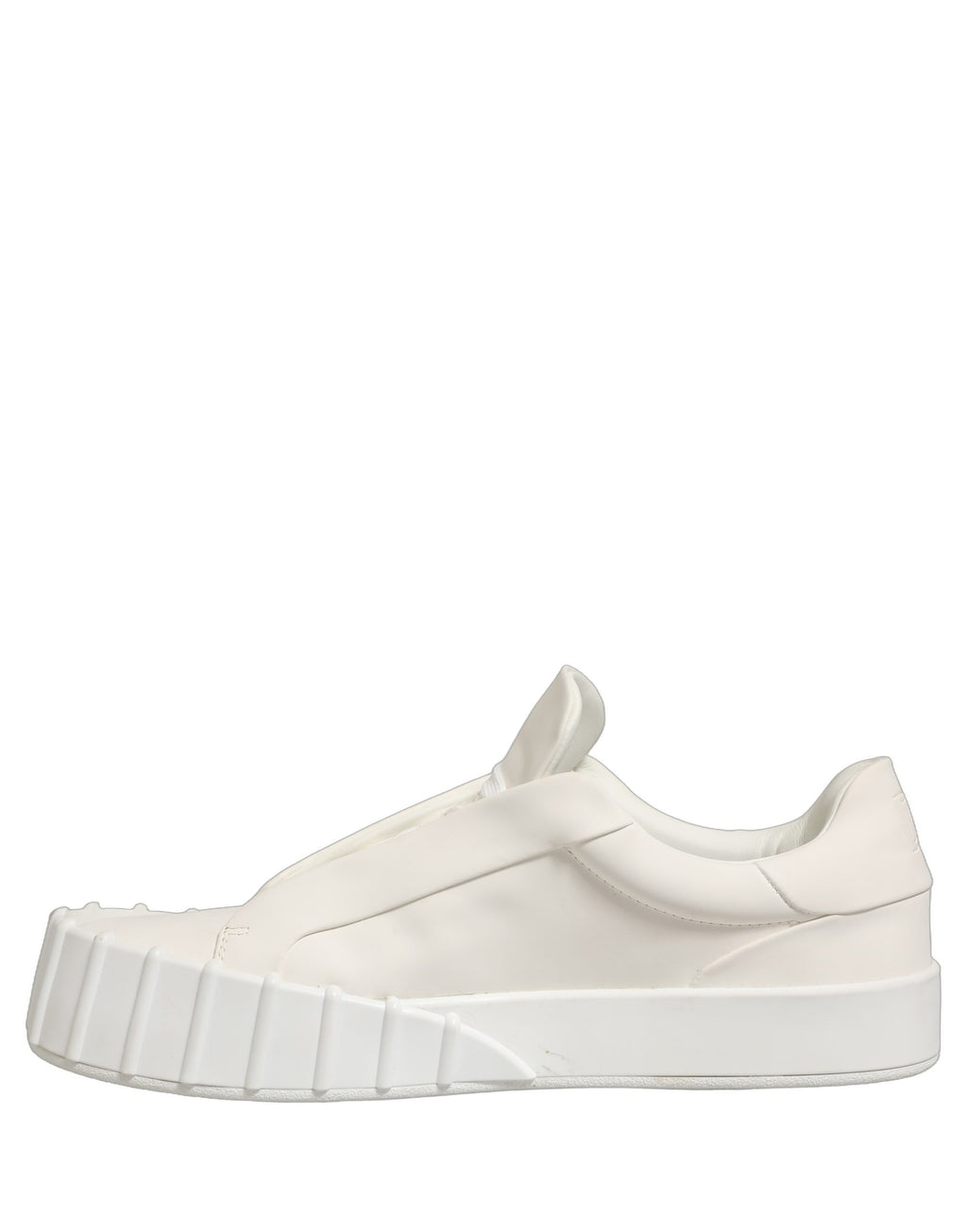 Dolce & Gabbana Weiße Leder Low Top Lace Up Sneakers Schuhe