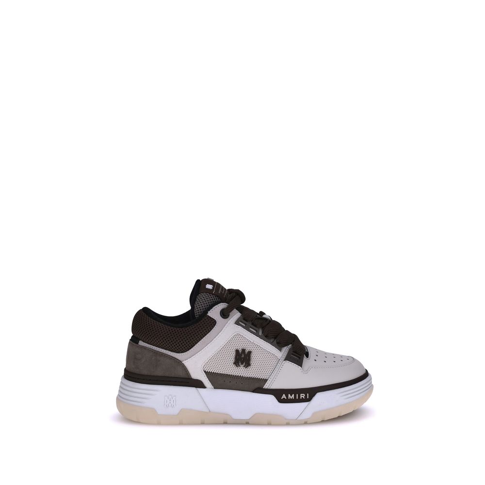 Amiri Braune Kalbsleder Bos Taurus Low Top Sneaker