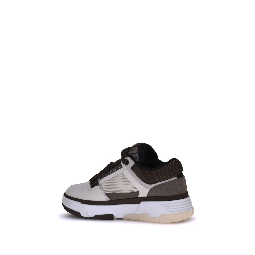 Amiri Braune Kalbsleder Bos Taurus Low Top Sneaker