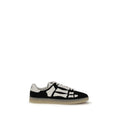 Amiri Schwarze Bos Taurus Kalbsleder Low-Top-Sneaker