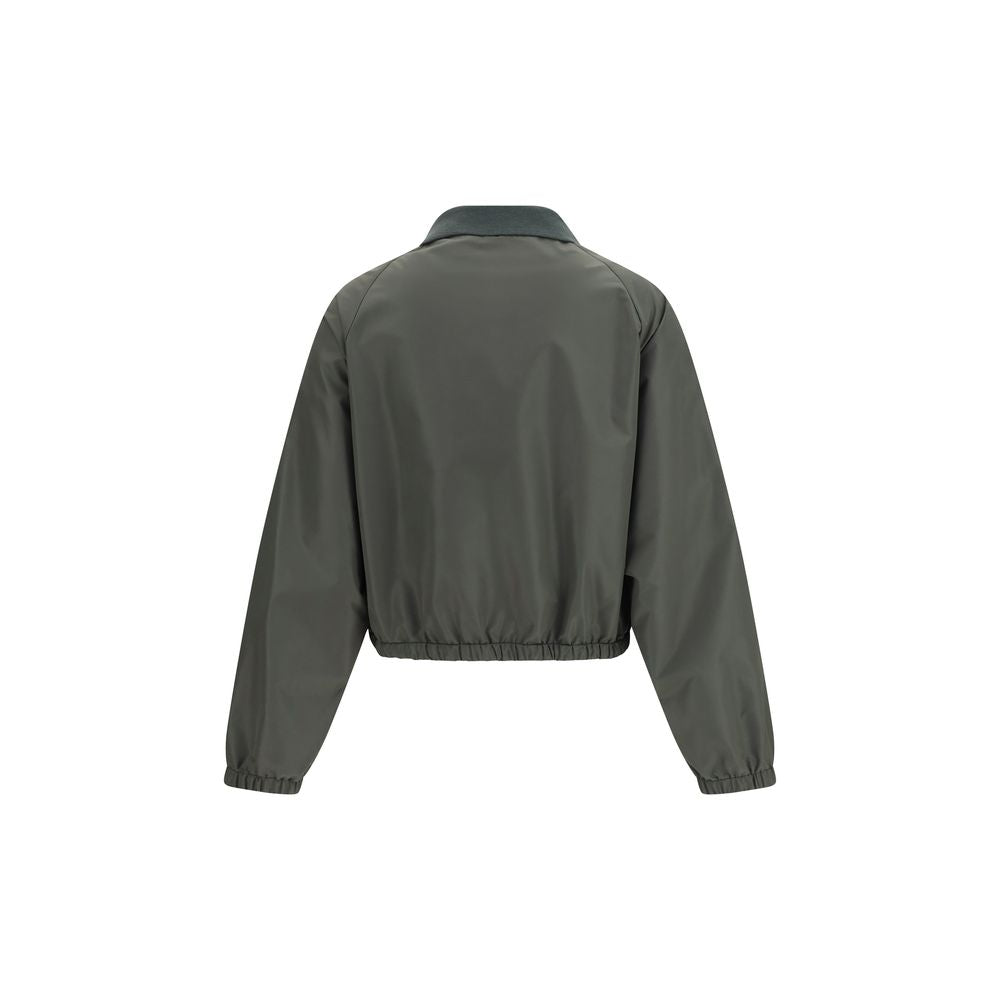 Miu Miu Zweifarbige Polyester-Shelljacke