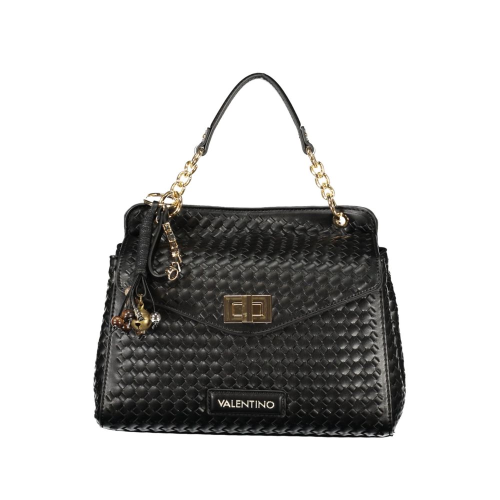 Mario Valentino Schwarze Damen-Tasche aus Polyurethan