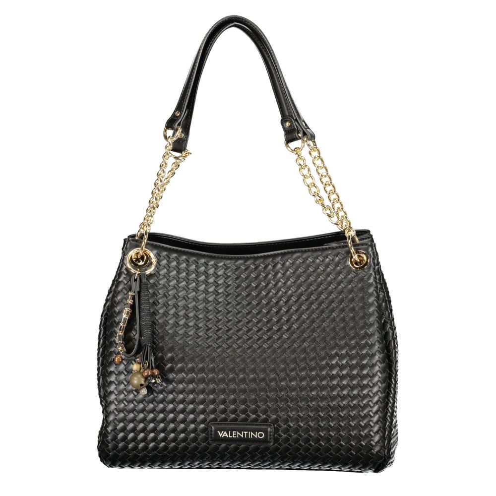 Mario Valentino Schwarze Polyethylen-Handtasche