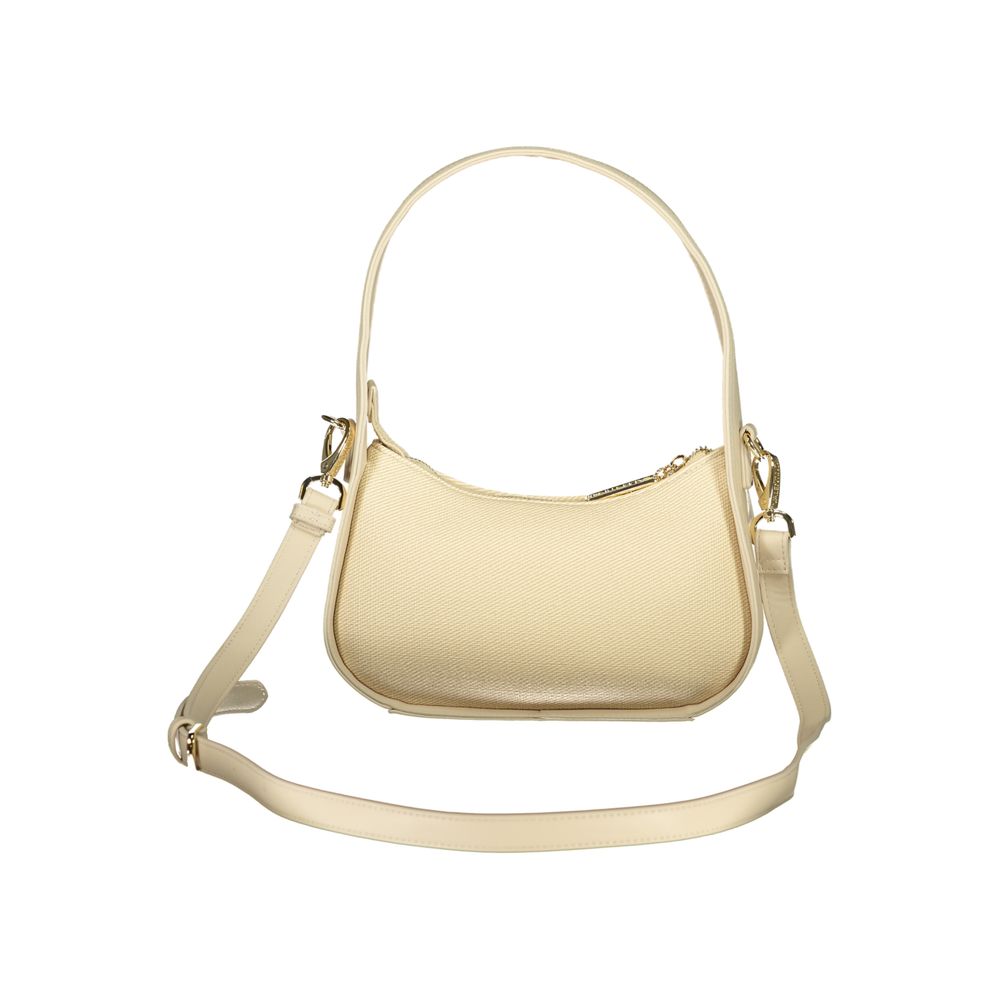 Mario Valentino Beige Polyurethane Damen Handtasche