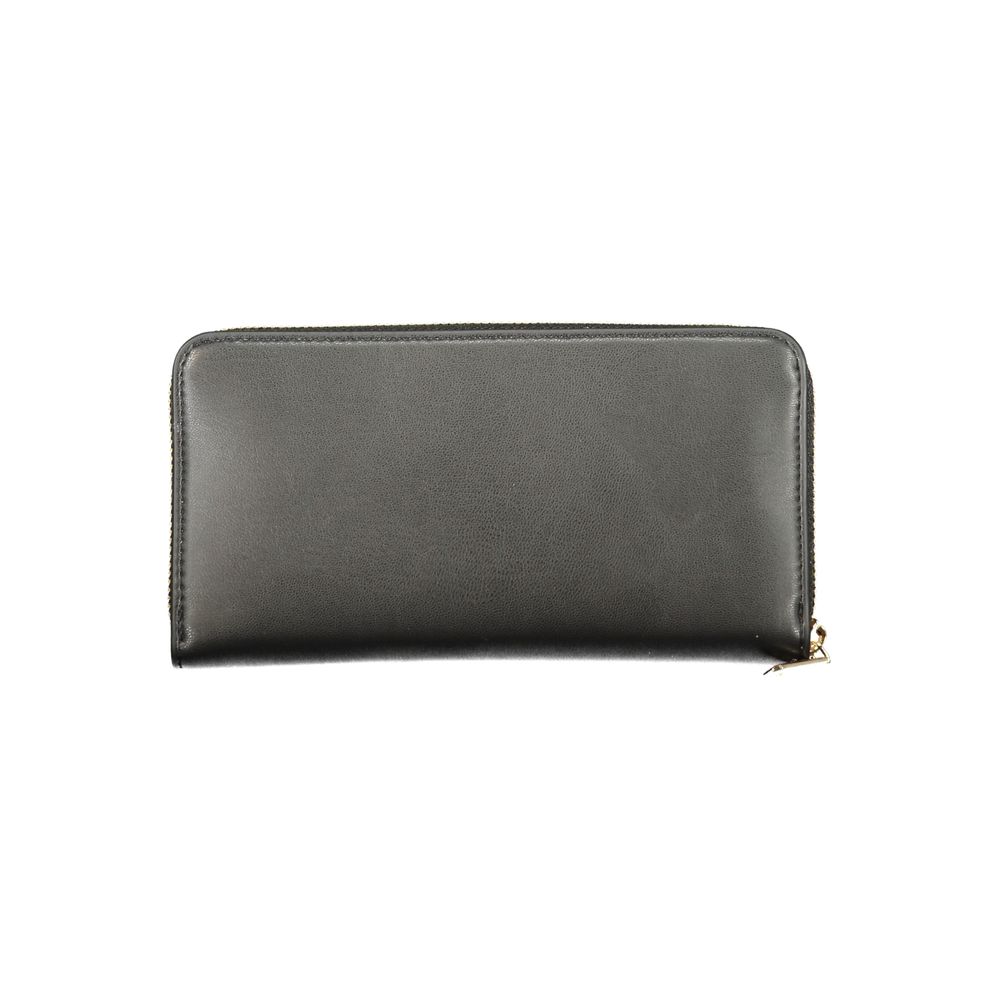 Mario Valentino Nero Polyurethane Damen Geldbörse