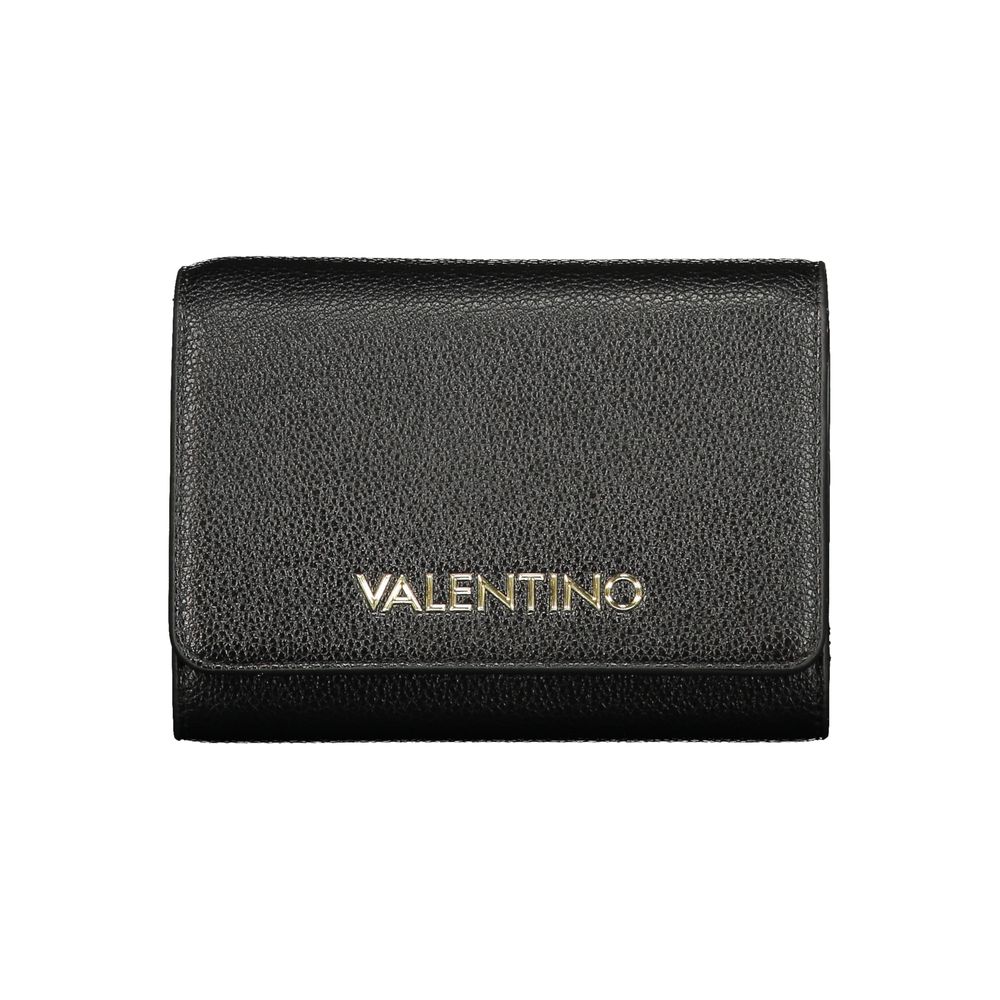 Mario Valentino Schwarze Damen Geldbörse aus Polyurethan