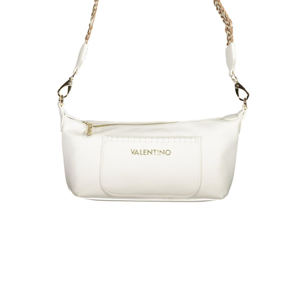 Mario Valentino Bianco Damen-Handtasche aus Polyurethan