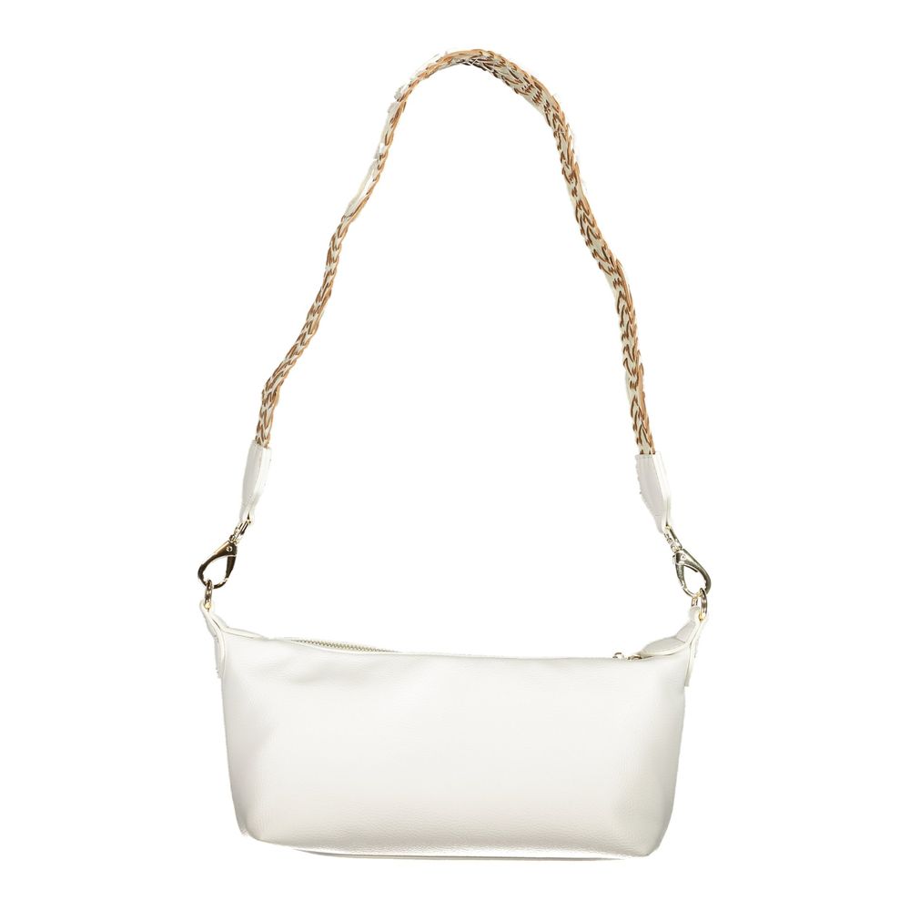 Mario Valentino Bianco Damen-Handtasche aus Polyurethan