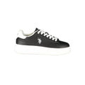 U.S. POLO ASSN. Schwarze Sneaker aus Polyester für sportliche Looks