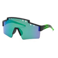 Plein Sport Schwarze Sonnenbrille aus injected Material