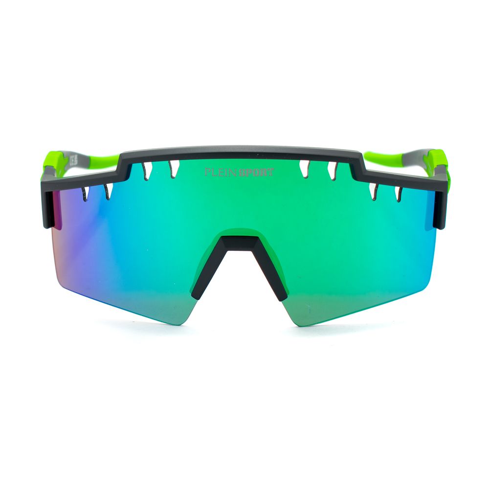 Plein Sport Schwarze Sonnenbrille aus injected Material