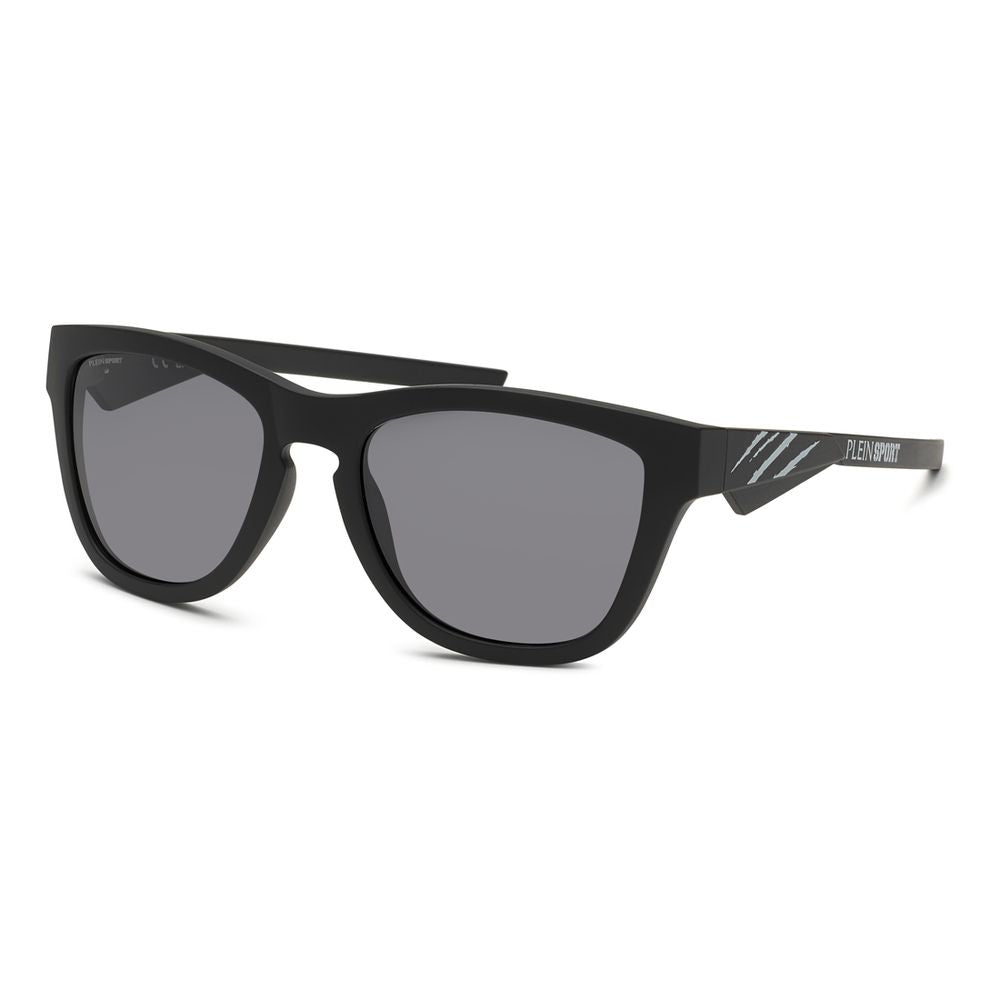 Plein Sport Schwarze Sonnenbrille aus injected Material
