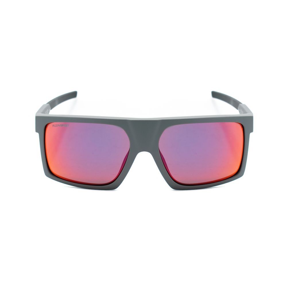 Plein Sport Braune Spritzguss-Sonnenbrille