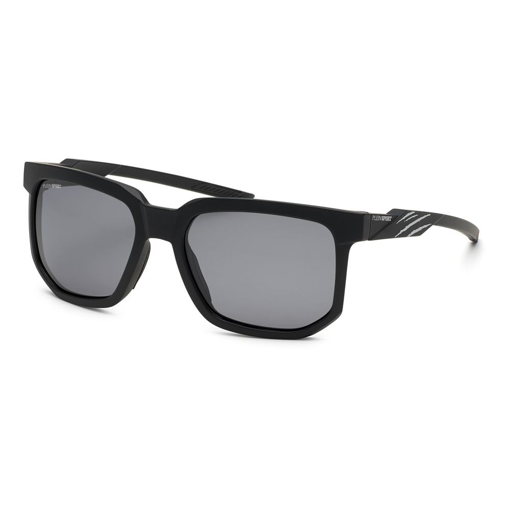 Plein Sport Schwarze Sonnenbrille aus injected Material