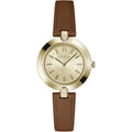 Furla Braune Lederkleideruhr