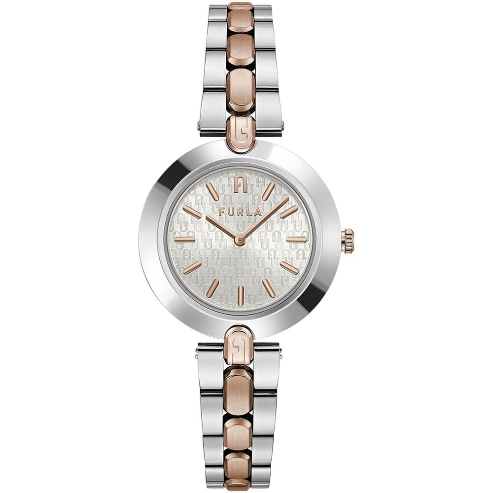 Furla Graue Edelstahl-Dresswatch