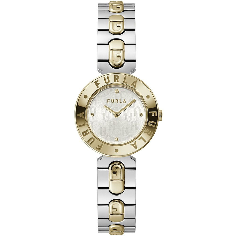 Furla Graue Edelstahl-Dresswatch