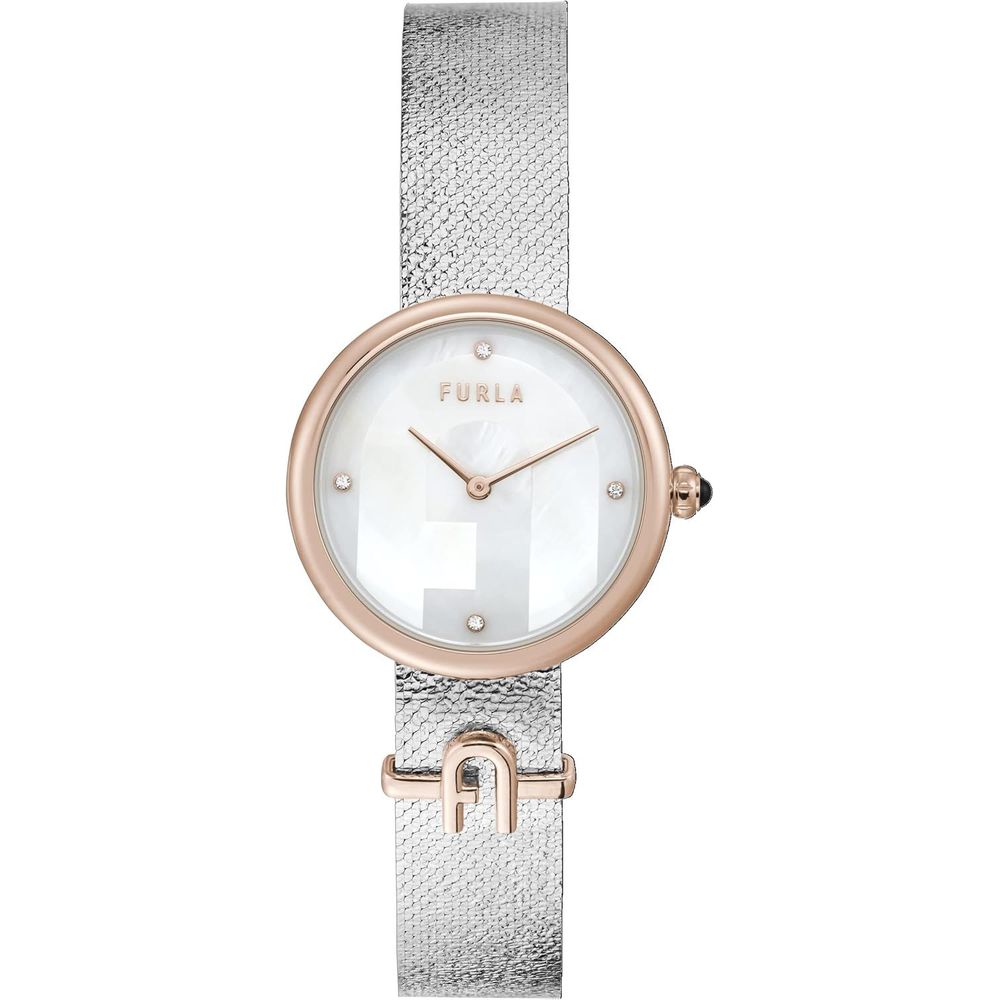 Furla Graue Edelstahl-Dresswatch