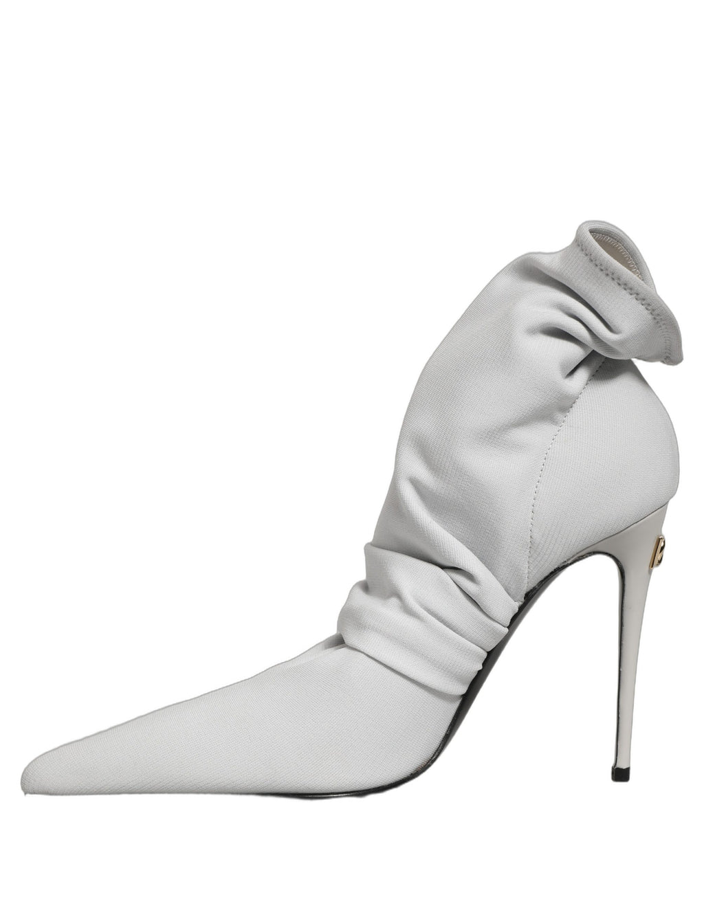 Dolce & Gabbana Graue Stretch-Socken-Stiefeletten
