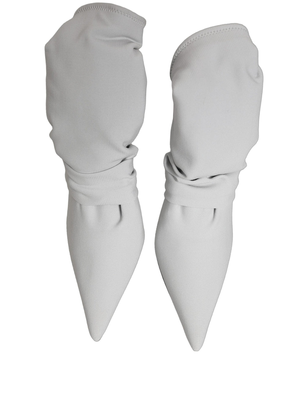 Dolce & Gabbana Graue Stretch-Socken-Stiefeletten