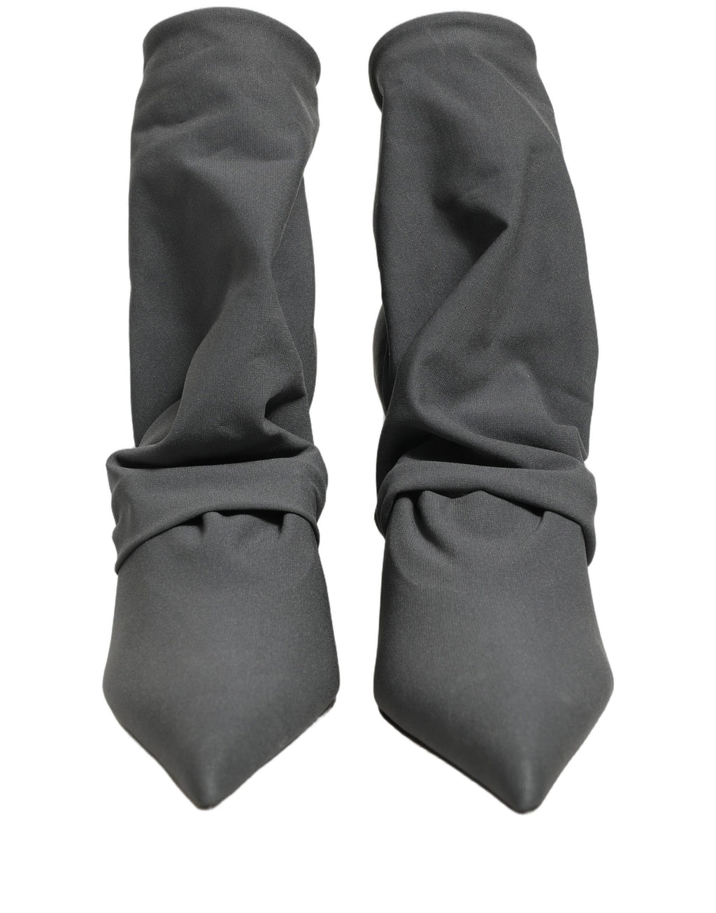 Dolce & Gabbana Graue Stretch-Socken-Stiefeletten