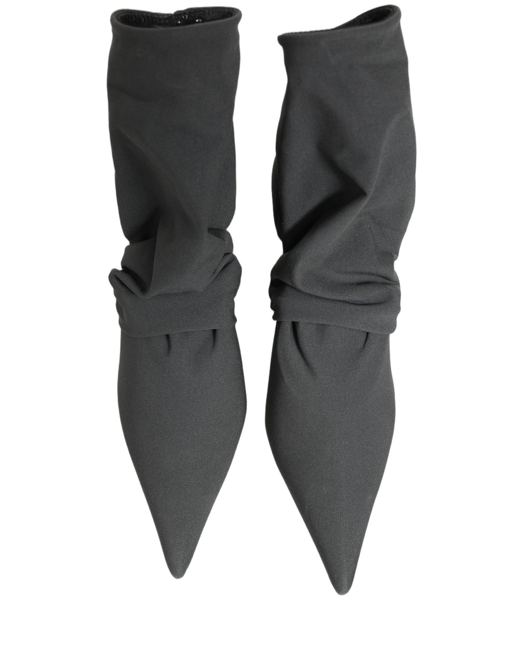Dolce & Gabbana Graue Stretch-Socken-Stiefeletten