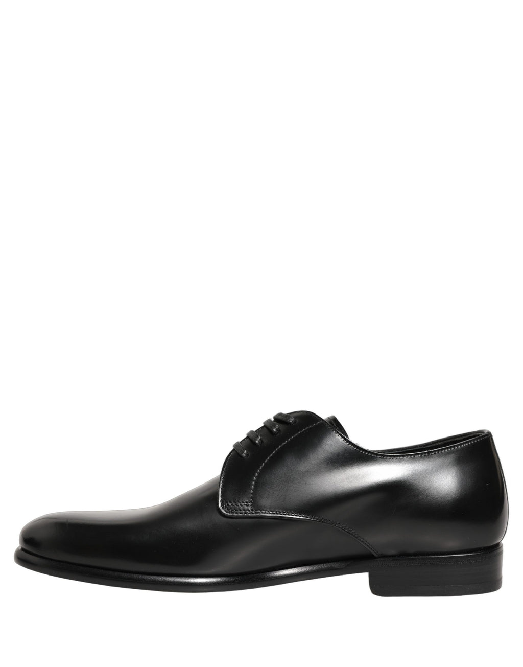 Dolce & Gabbana Schwarze Leder Schnür-Derby-Anzugschuhe