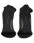 Dolce & Gabbana Schwarz Nylon Mesh Socke Stil Stiefel Schuhe