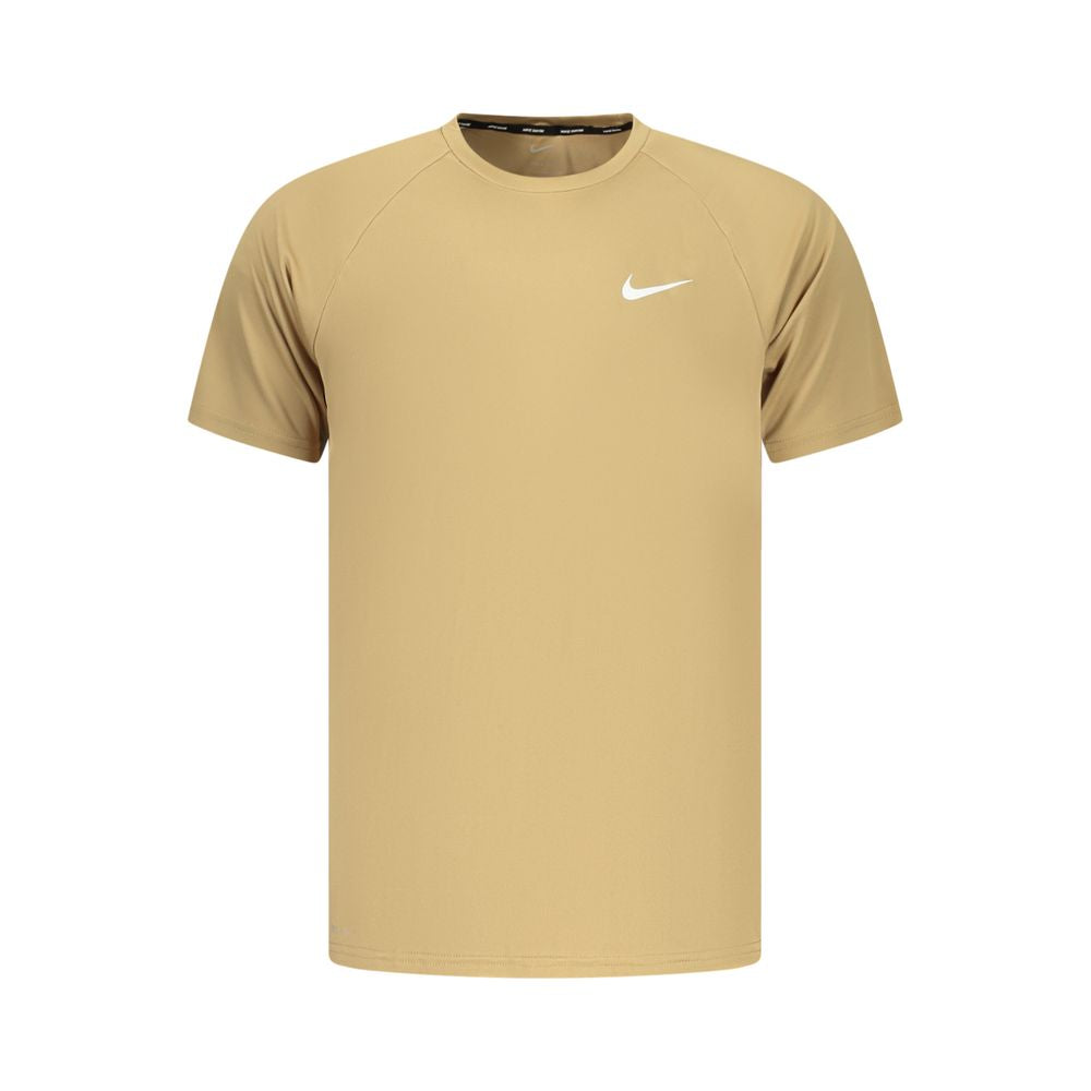 Nike Goldfarbenes Polyestere-T-Shirt für Herren