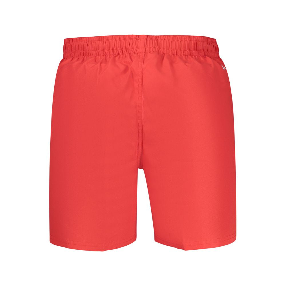 Nike Herren-Badeshorts aus rotem Polyester