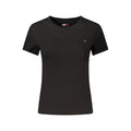 Tommy Hilfiger Schwarzes Baumwoll-T-Shirt für Damen