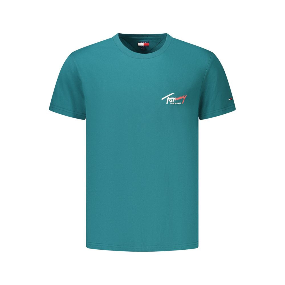 Tommy Hilfiger Herren-T-Shirt aus Verde-Baumwolle