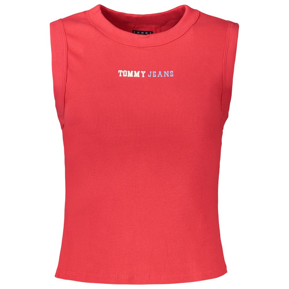 Tommy Hilfiger Rotes Baumwoll-Tanktop für Damen