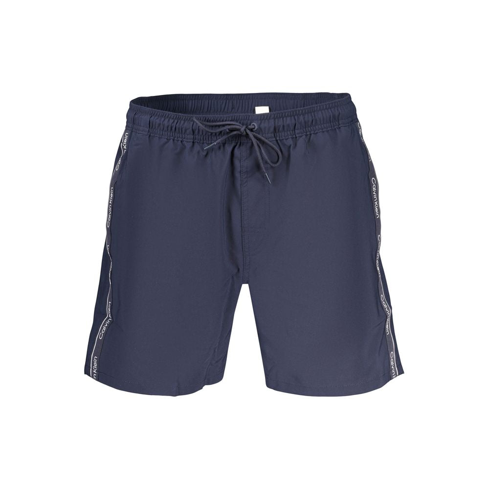 Calvin Klein Blaue Herren-Badeshorts aus Polyester