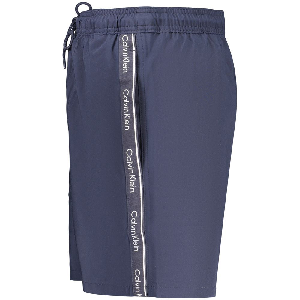 Calvin Klein Blaue Herren-Badeshorts aus Polyester