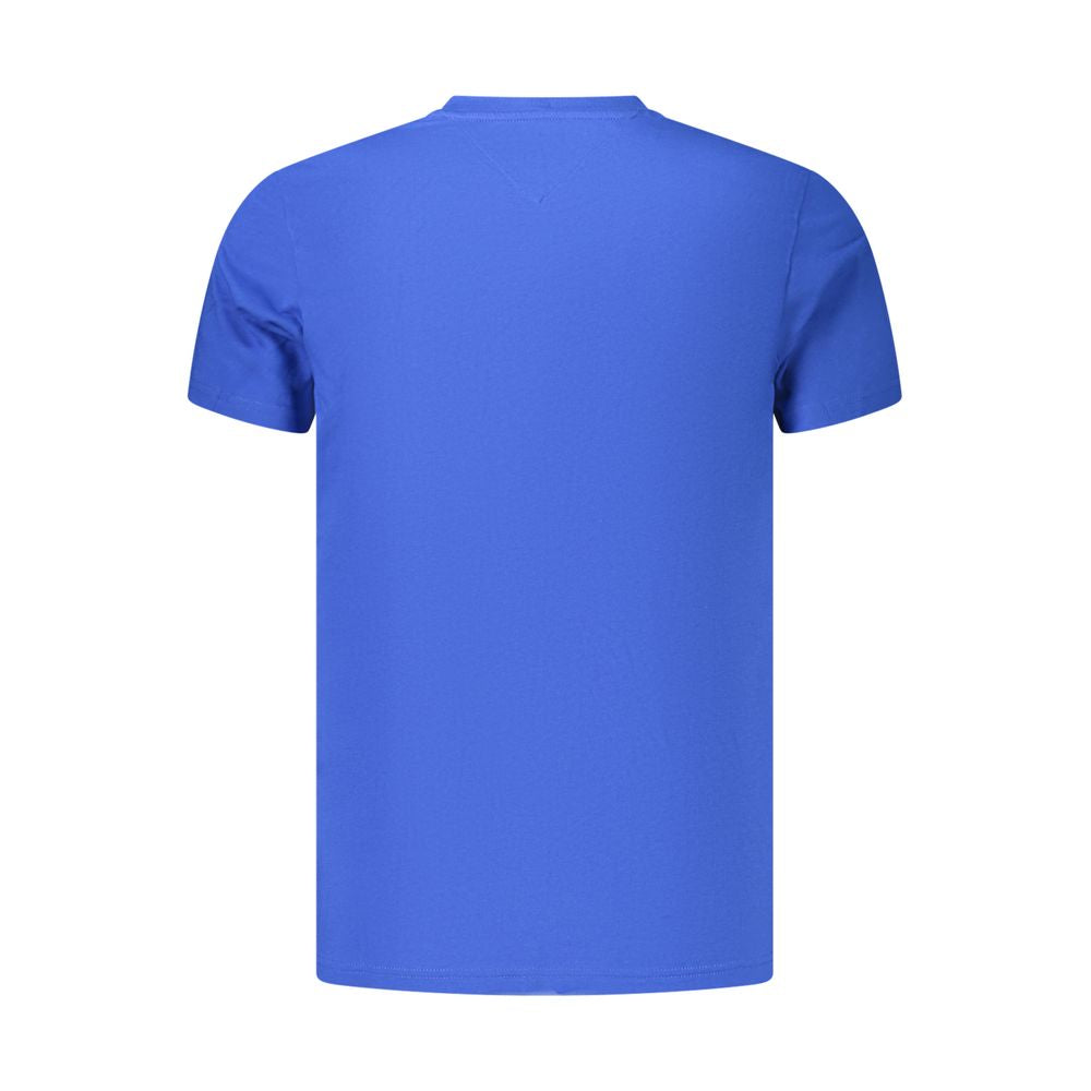 Tommy Hilfiger Blaues Baumwoll-T-Shirt für Herren