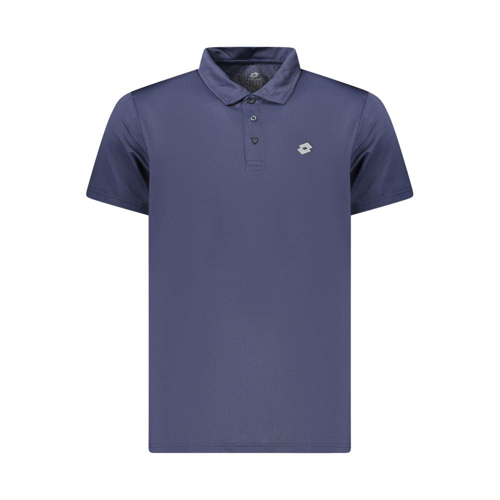 Lotto Blaues Poloshirt aus Polyester
