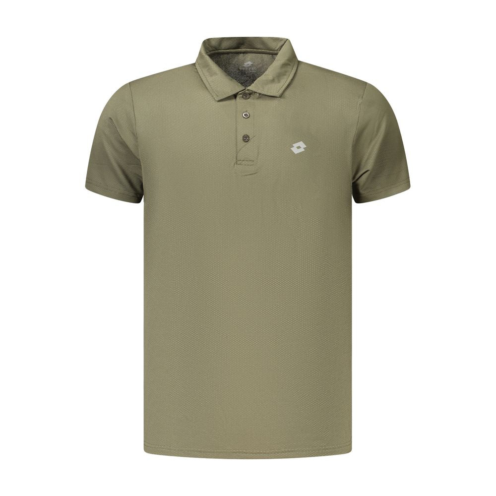 Lotto Grünes Poloshirt aus Polyester
