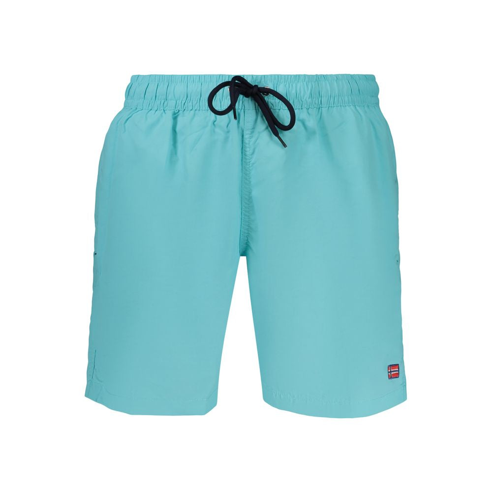 Norway 1963 Blaue Badeshorts aus Polyamid