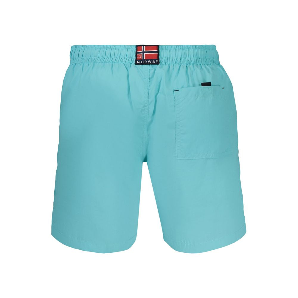 Norway 1963 Blaue Badeshorts aus Polyamid