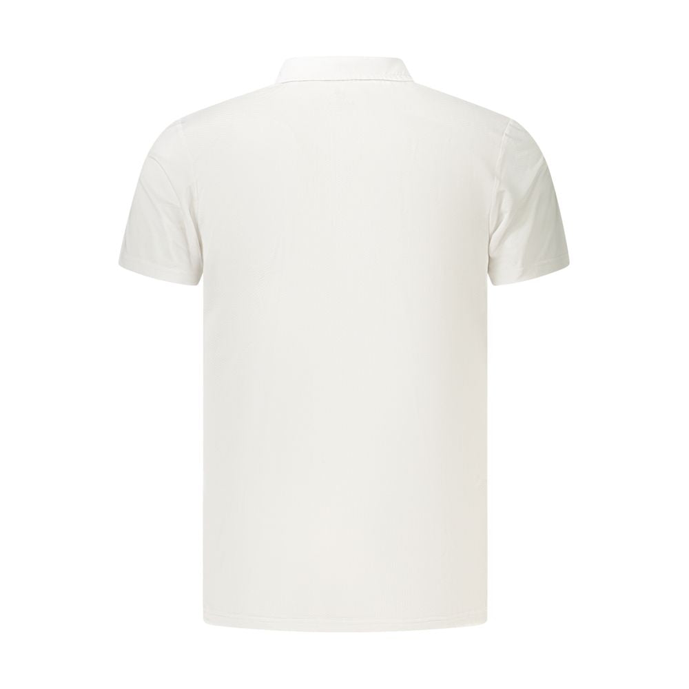 Lotto Weißes Poloshirt aus Polyester