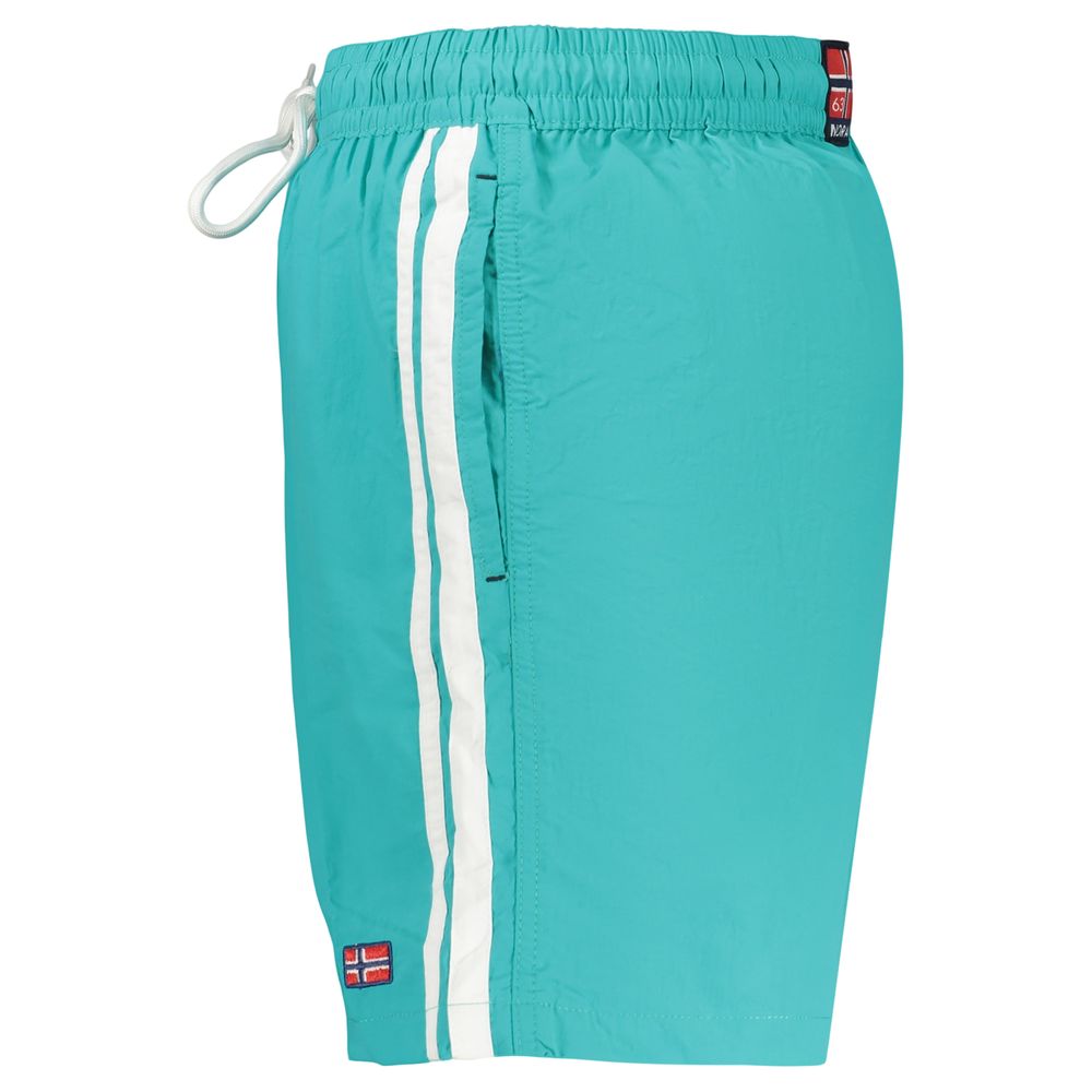 Norway 1963 Blaue Badeshorts aus Polyamid