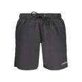 Lotto Schwarze Herren-Badeshorts aus Polyamid