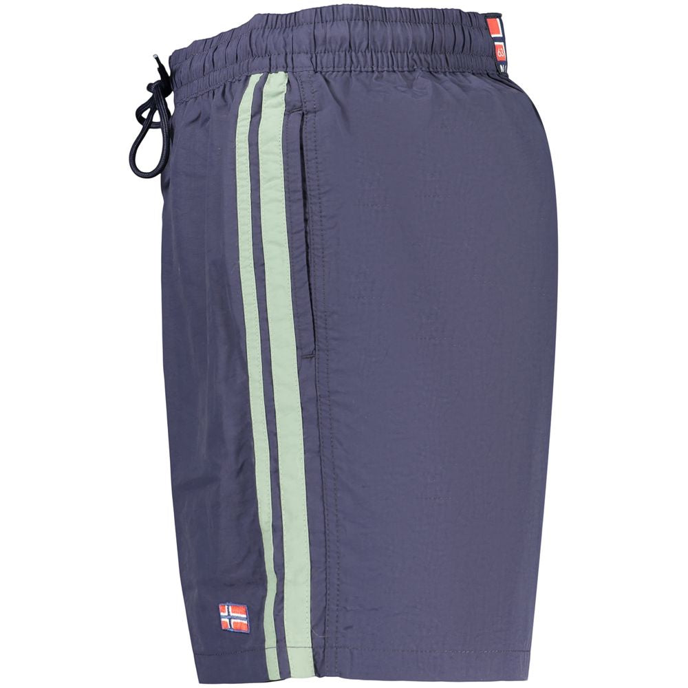 Norway 1963 Blu Poliammide Herren-Boxershorts