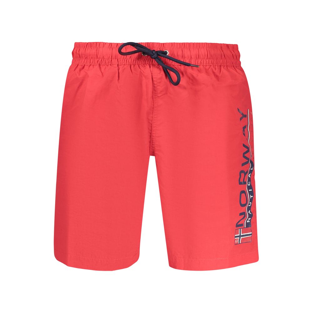 Norway 1963 Badehose aus Polyamid in Rot für Herren