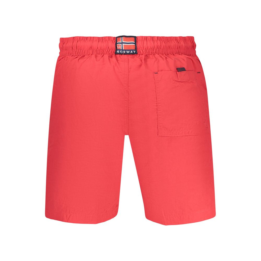 Norway 1963 Badehose aus Polyamid in Rot für Herren
