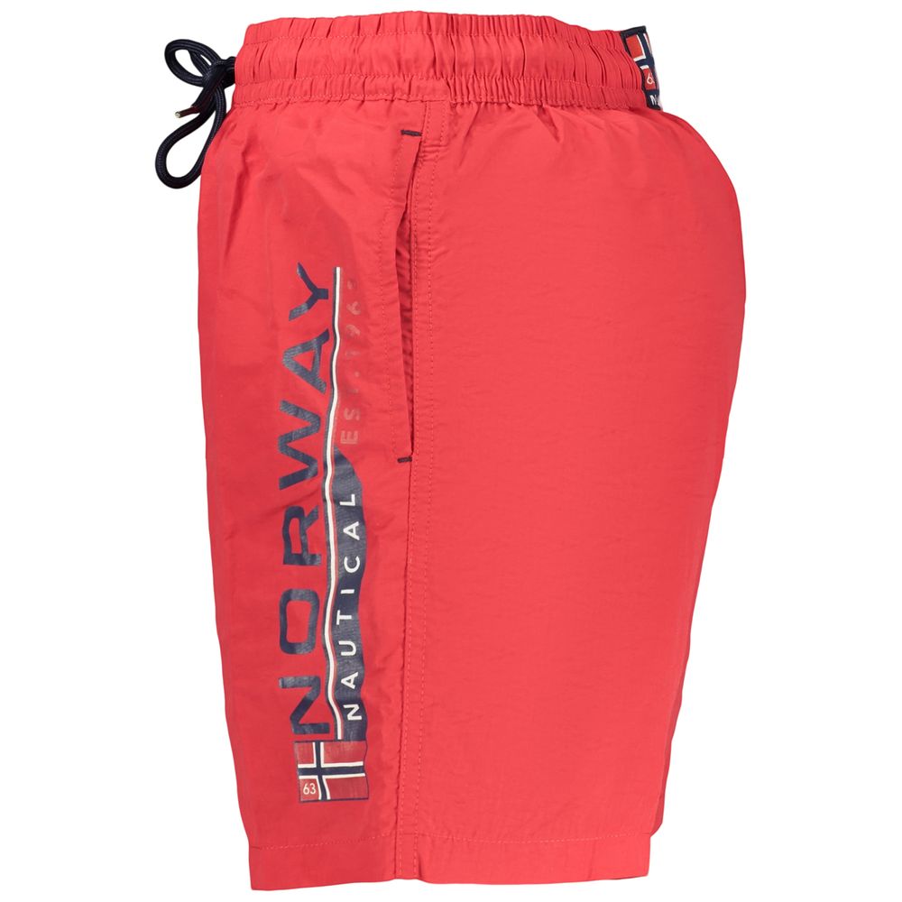 Norway 1963 Badehose aus Polyamid in Rot für Herren